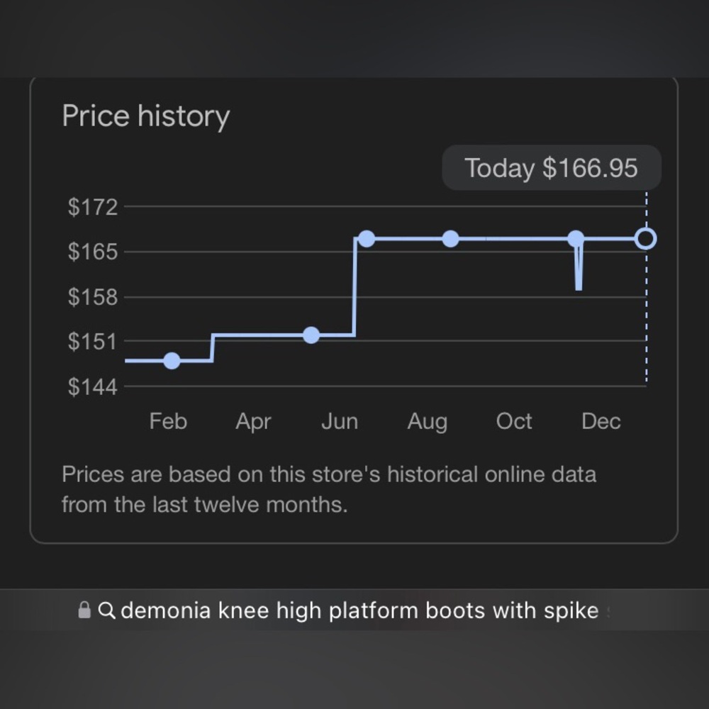 Demonia Spiked Boots Size 10 - image 3
